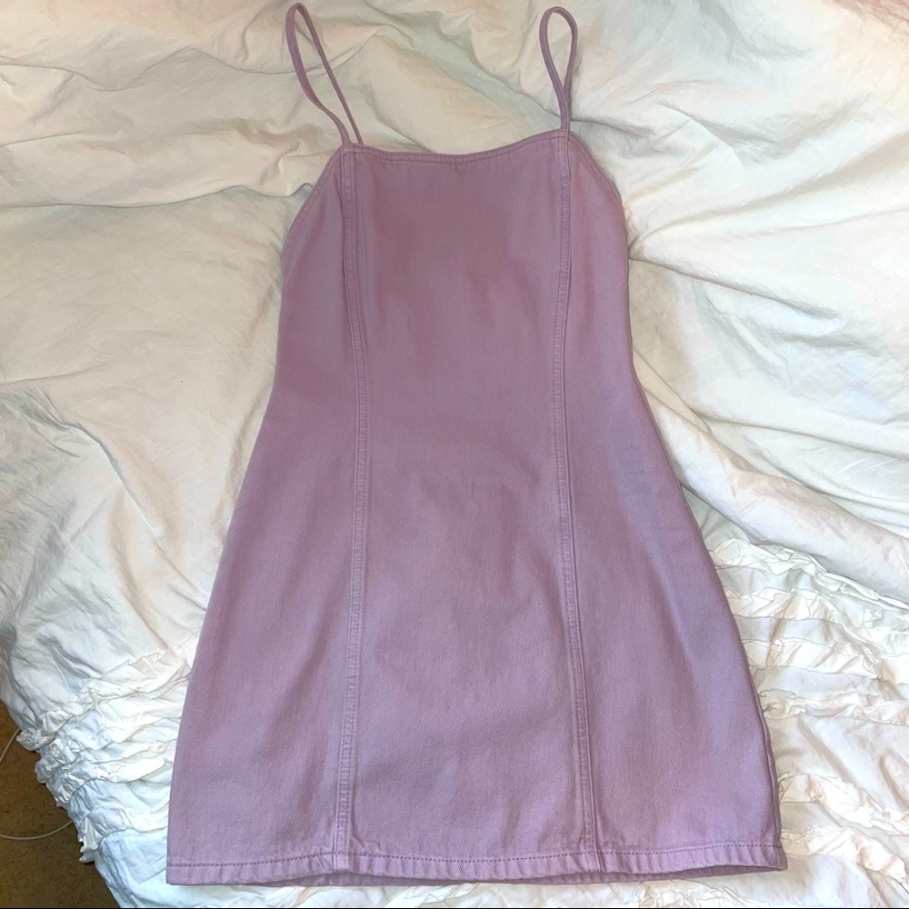Lavender mini dress